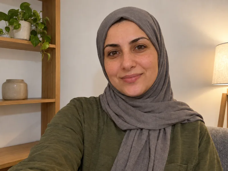نتيجة تقليل المسحة البرتقالية في بورتريه امرأة خيالية